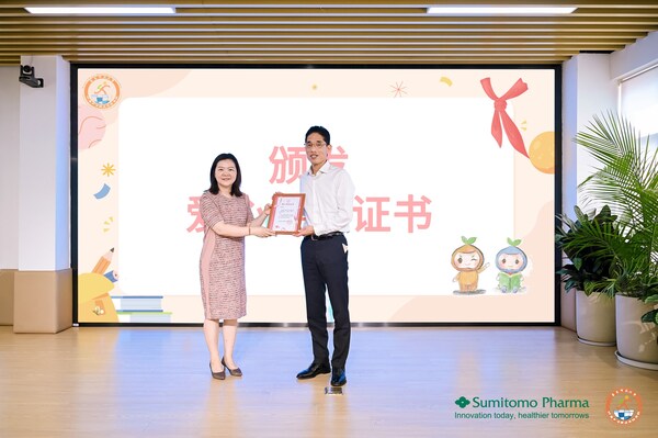 “友”愛 &middot; 花就開 住友制藥輔讀學校公益活動溫暖啟航