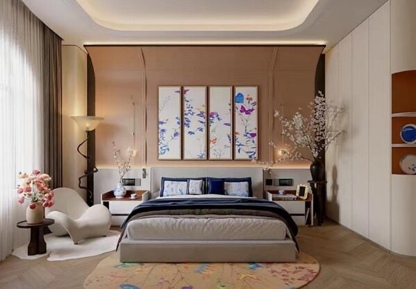 Jacky Tsai首次跨界醫(yī)療健康行業(yè)，為美華沃德母嬰護(hù)理中心度身定制藝術(shù)融合升級(jí)方案。