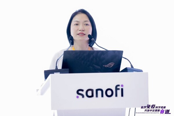 賽諾菲特藥中國(guó)總經(jīng)理謝麗娟女士