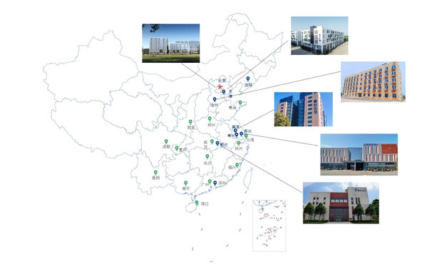 擎科生物部分子公司分布圖 擎科生物部分子公司分布圖