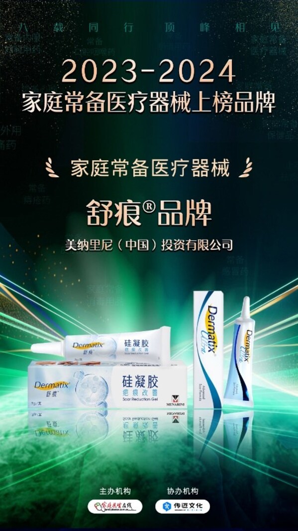 美納里尼舒痕&reg;品牌深受行業(yè)認可