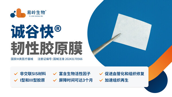 【圖5】誠(chéng)谷快&reg;口腔可吸收修復(fù)膜（韌性膠原膜）