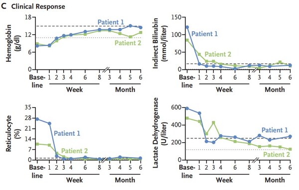 CM336治療后臨床效果（《新英格蘭醫(yī)學(xué)雜志》發(fā)表文章）
