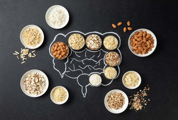 加州巴旦木富含膳食纖維。膳食纖維能像清道夫一樣促進(jìn)腸道蠕動，還能為益生菌提供養(yǎng)分。