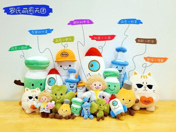 羅氏“萌愈天團(tuán)”系列玩偶