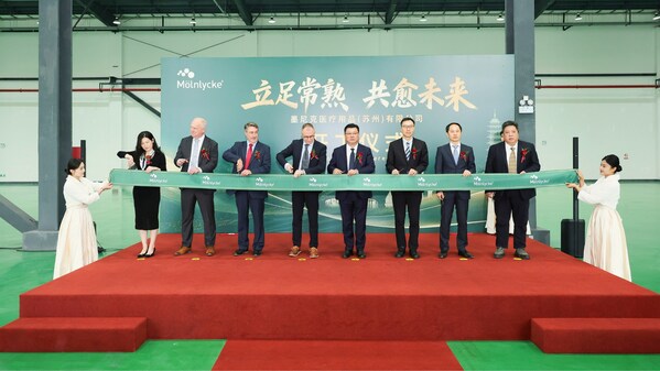 Mölnlycke establishes first wound care manufacturing site in China, marked by a commencement ceremony in Changshu. Mölnlycke establishes first wound care manufacturing site in China, marked by a commencement ceremony in Changshu.
